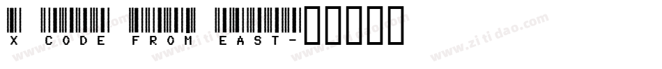 X Code from East字体转换